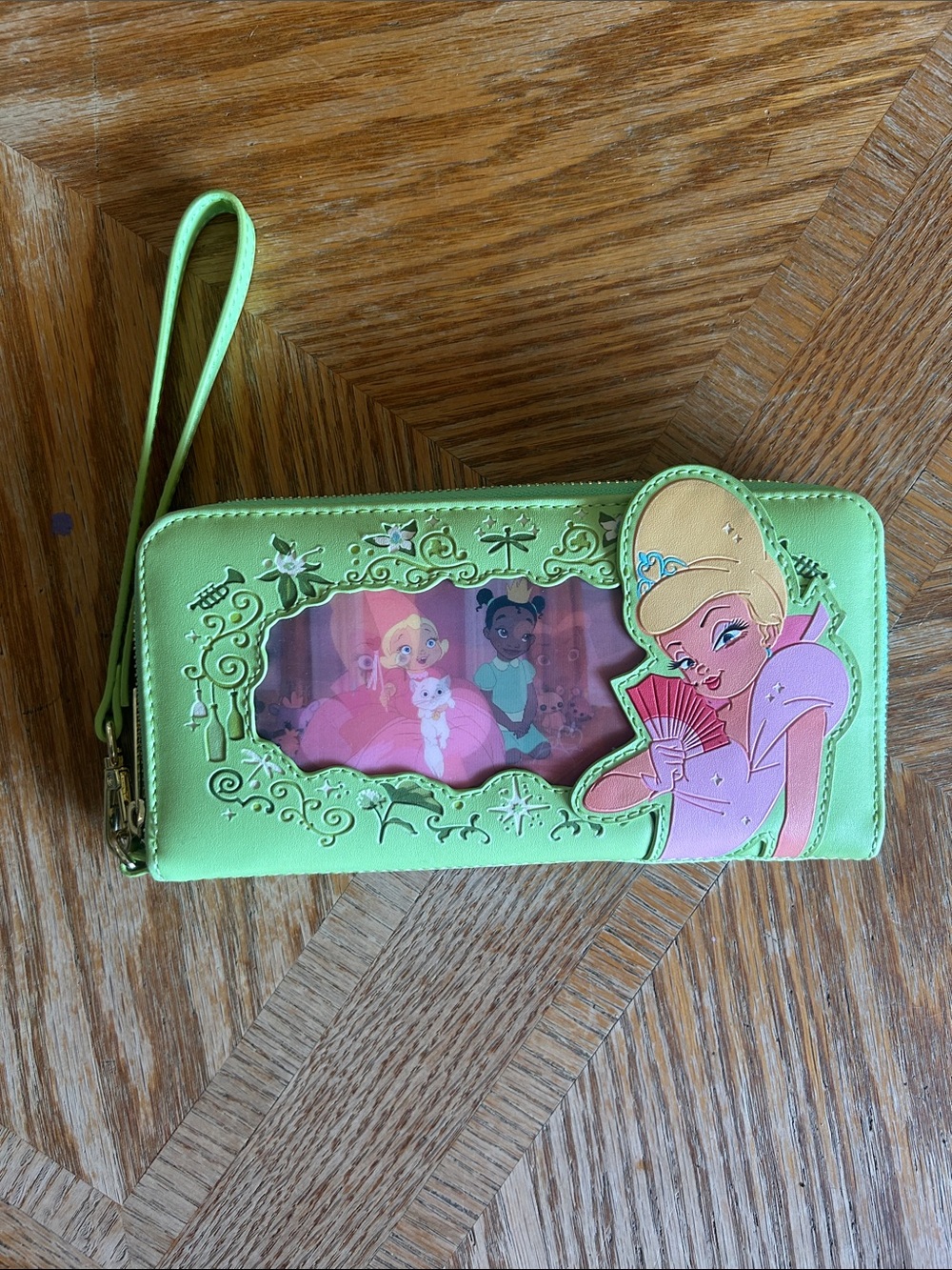 Disney Loungefly Charlotte LaBouff Wristlet Wallet